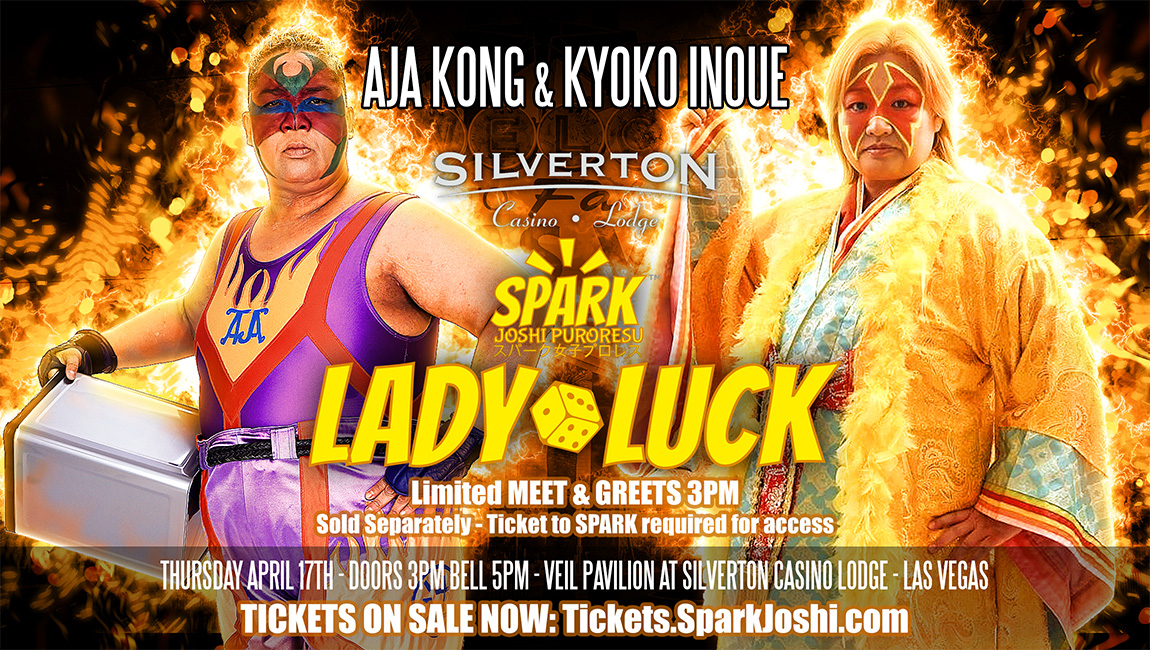 Aja Kong & Kyoko Inoue announced for Spark Joshi Lady Luck for Mania week 2025