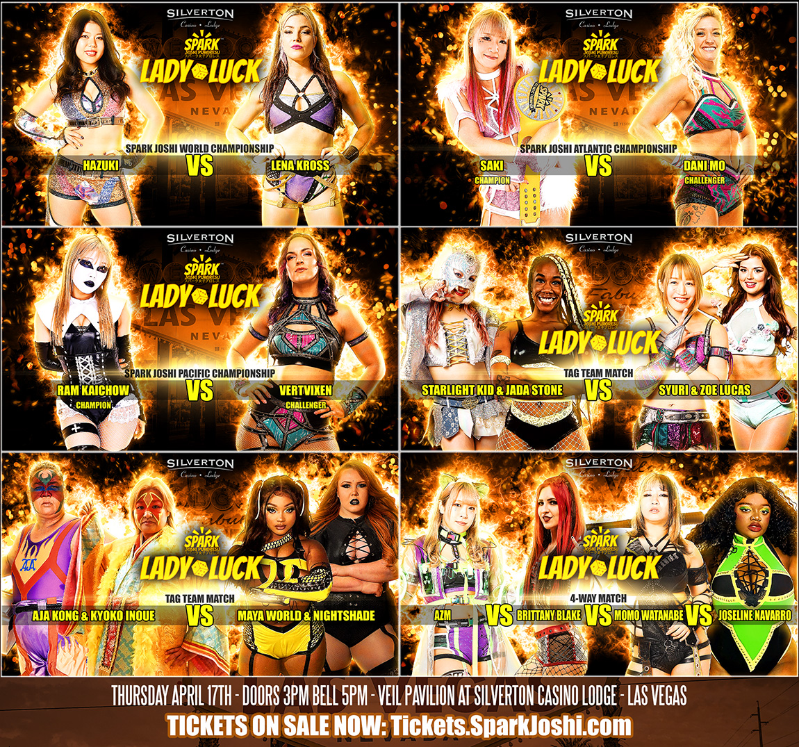 Full Card for Spark Joshi Lady Luck in Vegas