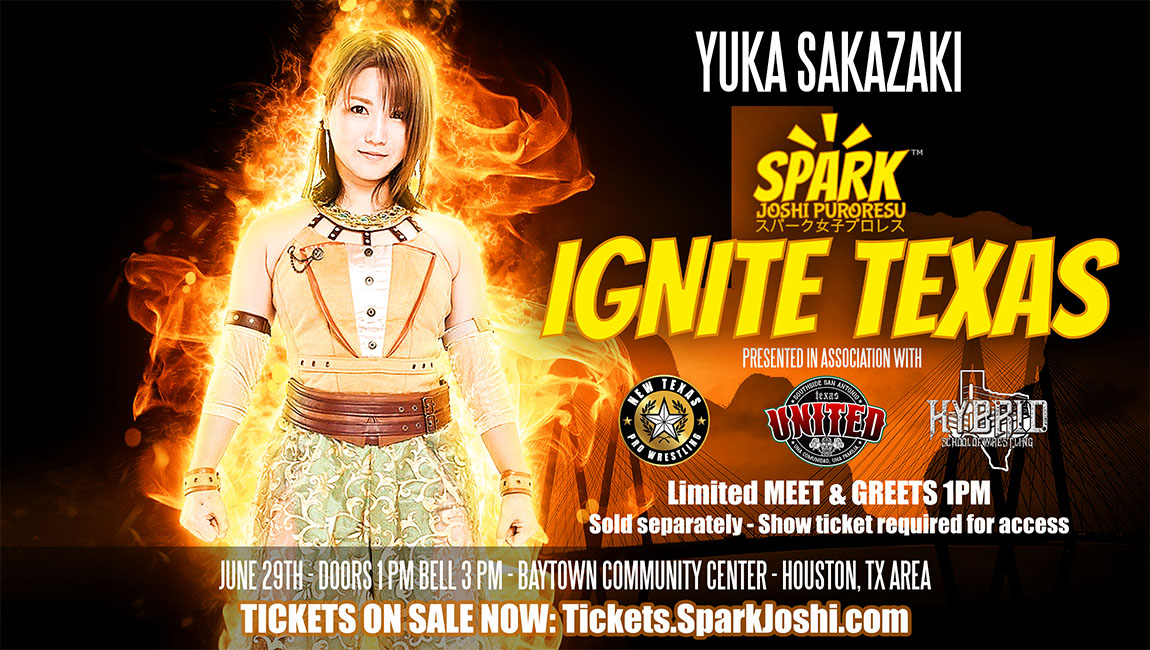 Yuka Sakazaki announced for Spark Joshi Ignite Texas in Houston area