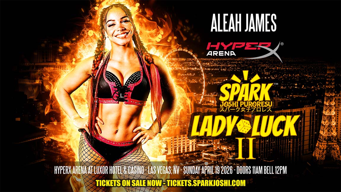 Aleah James announced for Spark Joshi Lady Luck II Las Vegas 2026