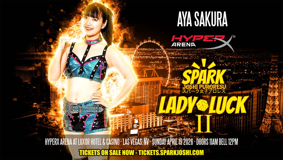 Aya Sakura of STARDOM announced for Spark Joshi Lady Luck II Las Vegas 2026