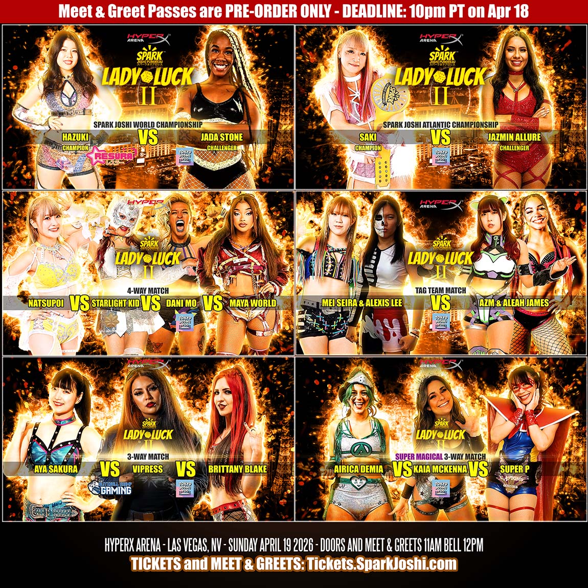 Japanese Womens Wrestling at Spark Joshi Lady Luck II