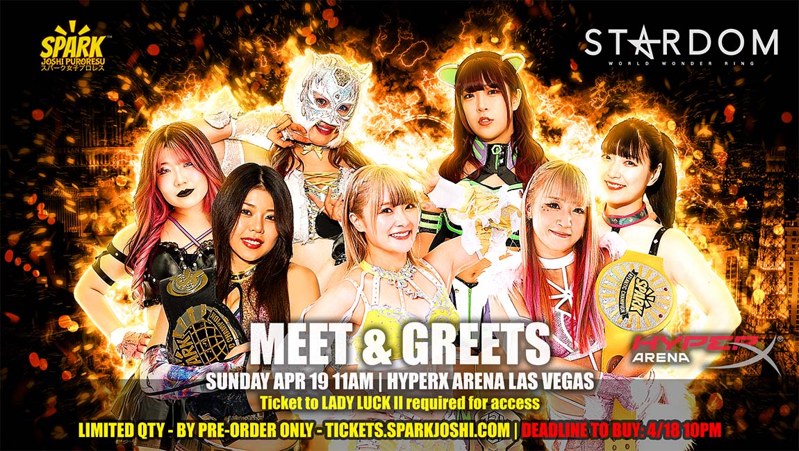 STARDOM Meet and Greets at Spark Joshi Lady Luck II