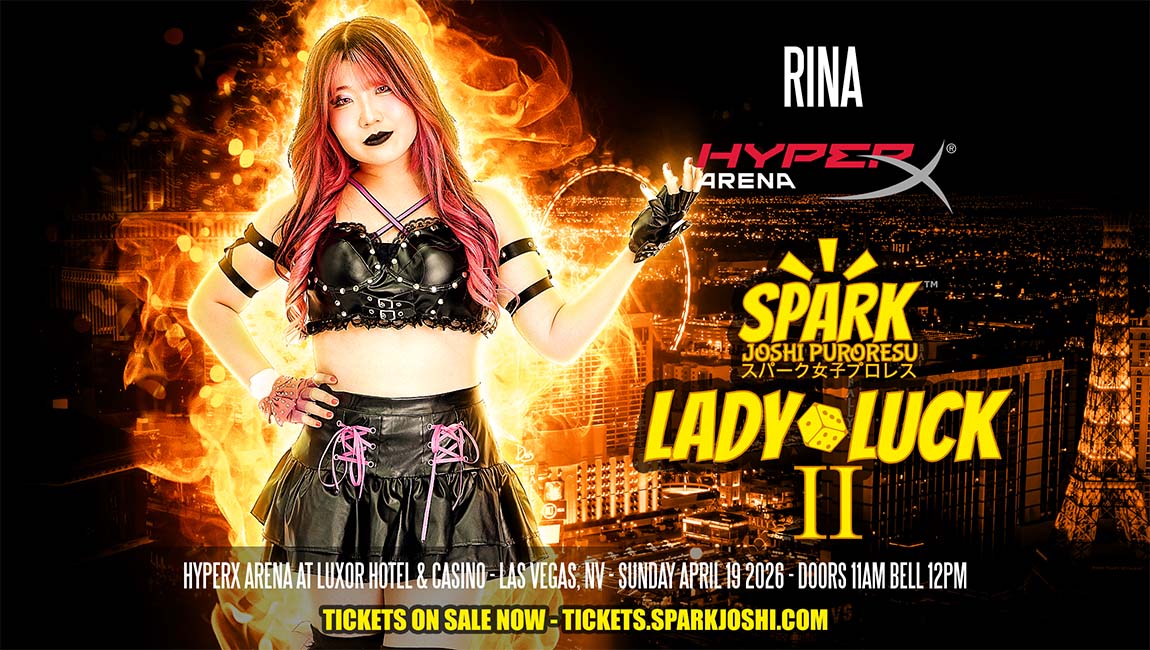 Rina announced for Spark Joshi Lady Luck II Las Vegas 2026