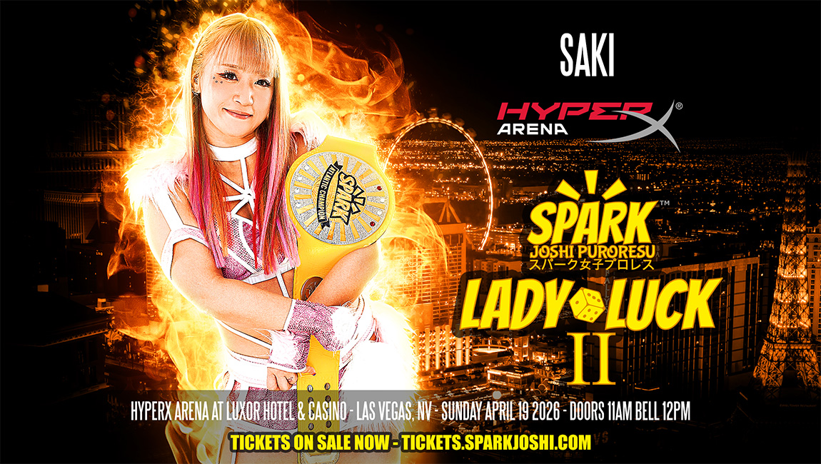 SAKI announced for Spark Joshi Lady Luck II Las Vegas 2026
