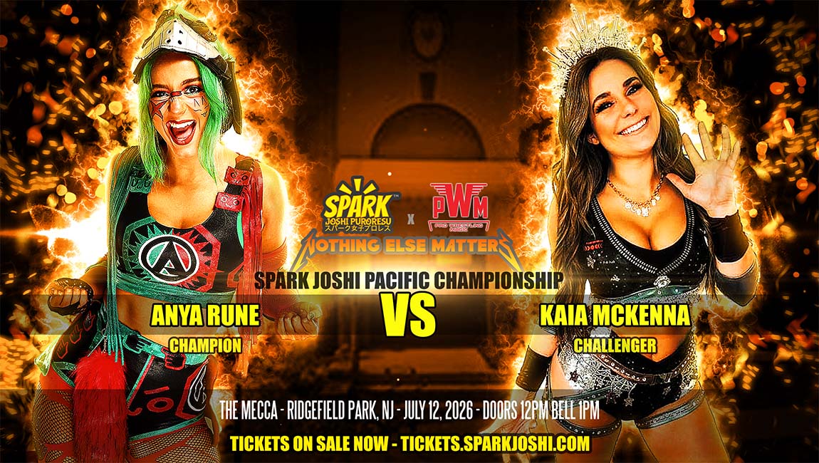 Anya Rune (c) vs Kaia McKenna at Spark Joshi x Pro Wrestling Magic Nothing Else Matters