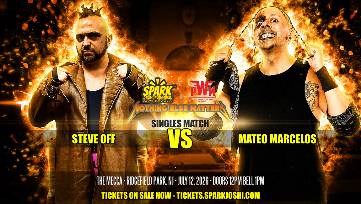 Steve Off vs Mateo Marcelos at Spark Joshi x Pro Wrestling Magic Nothing Else Matters